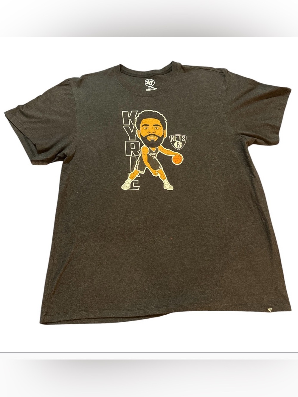 47 Brand Kyrie Irving Brooklyn Nets Graphic T-Shirt Men’s Size 3XLNBA Basketball